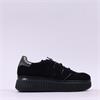 Wonders XFly Platform Bungee Trainer - Black Suede
